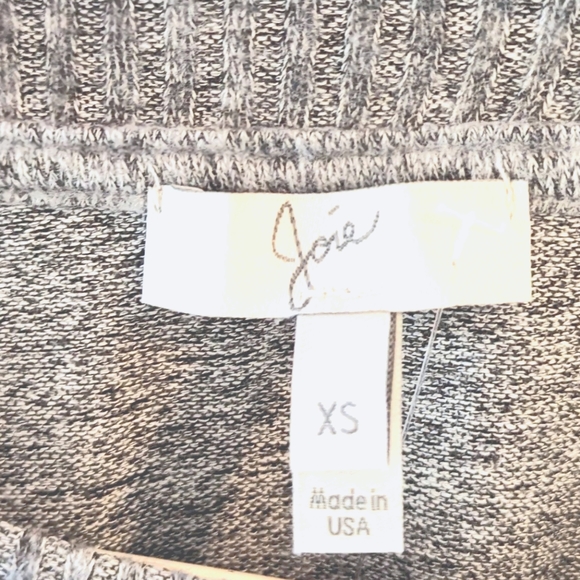 Joie Yerrick twist pullover in heather grey. Size xs - Picture 4 of 5
